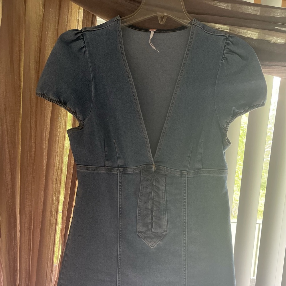 Free People Jean dress mini